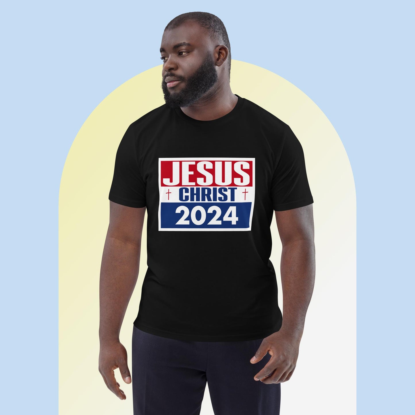 Unisex Organic Cotton T-Shirt - Jesus Christ 2024