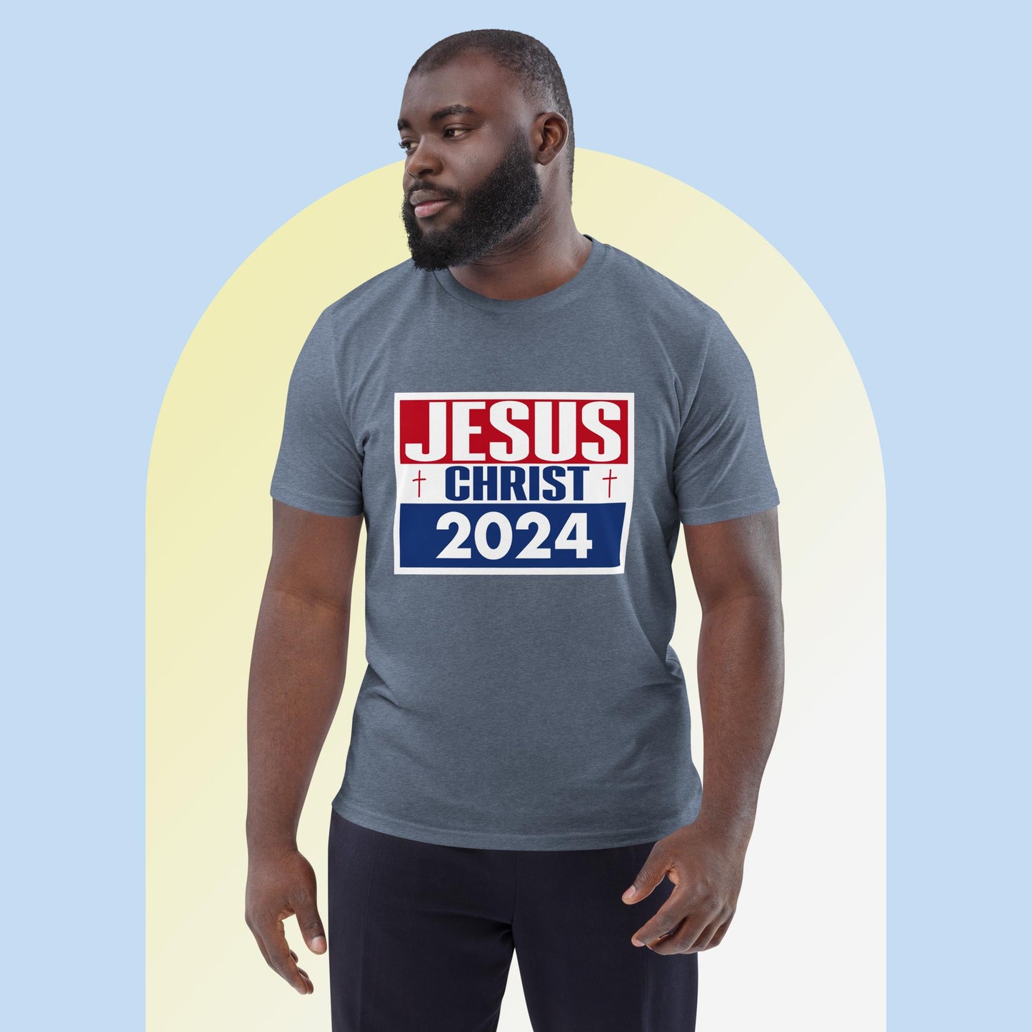 Unisex Organic Cotton T-Shirt - Jesus Christ 2024