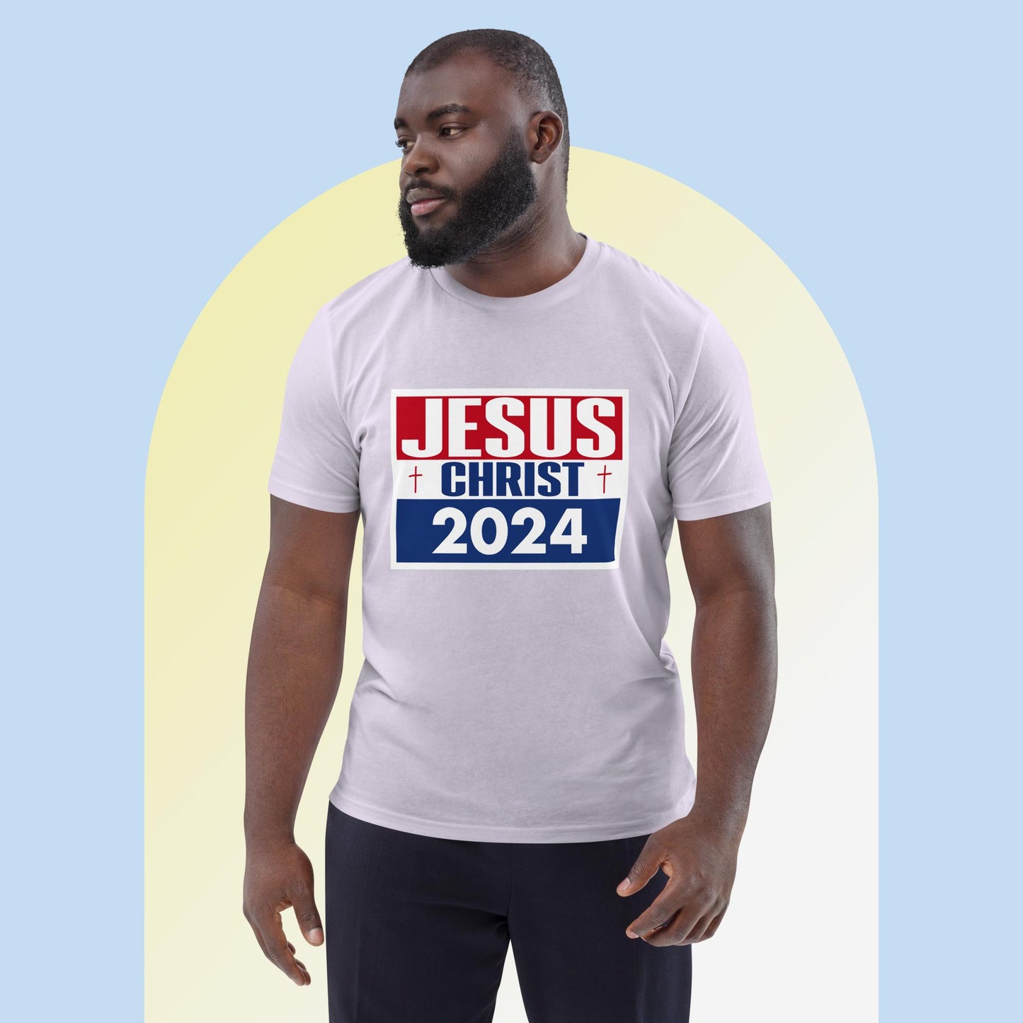 Unisex Organic Cotton T-Shirt - Jesus Christ 2024