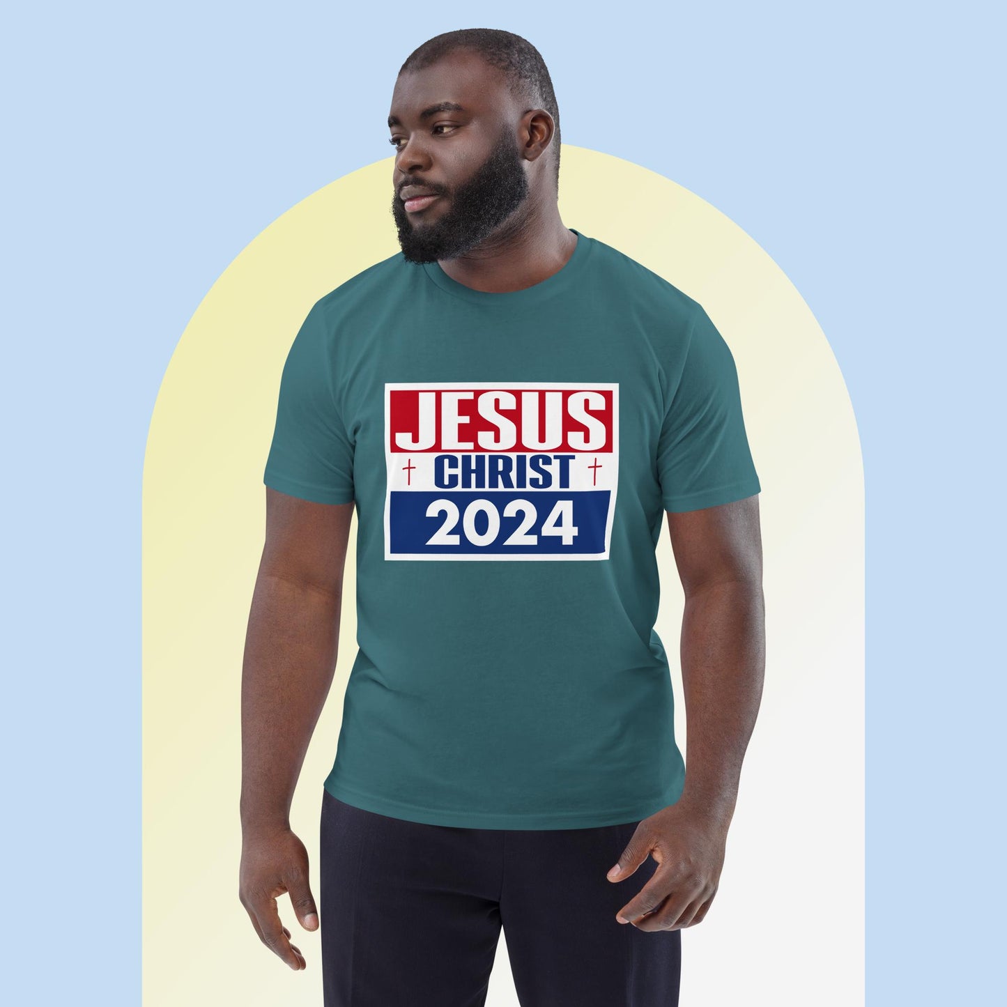 Unisex Organic Cotton T-Shirt - Jesus Christ 2024