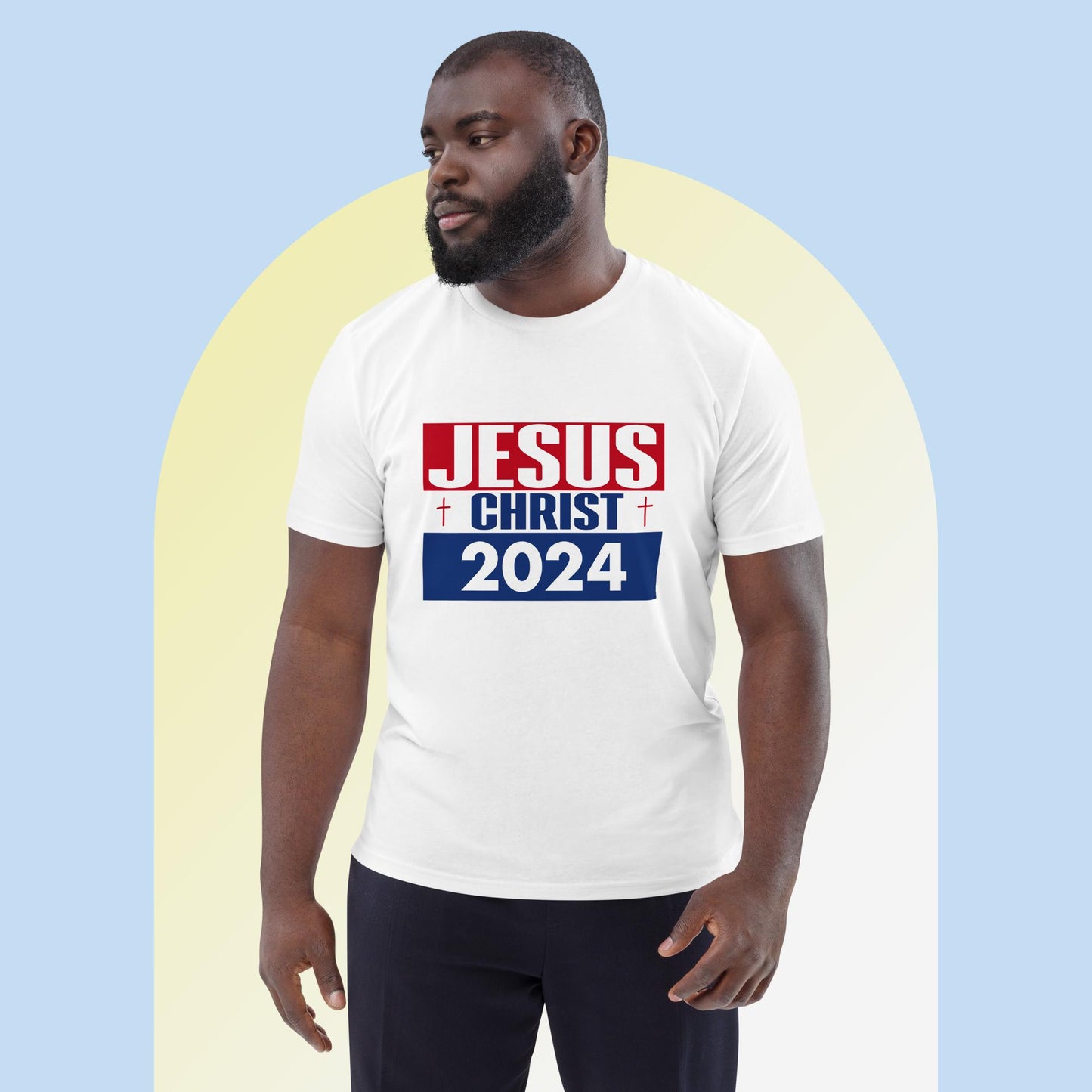 Unisex Organic Cotton T-Shirt - Jesus Christ 2024