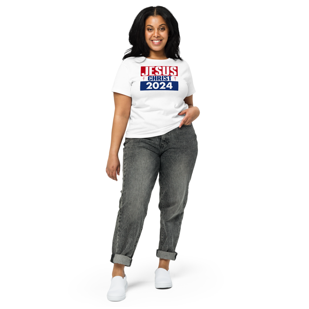 Women’s high-waisted t-shirt - Jesus Christ 2024