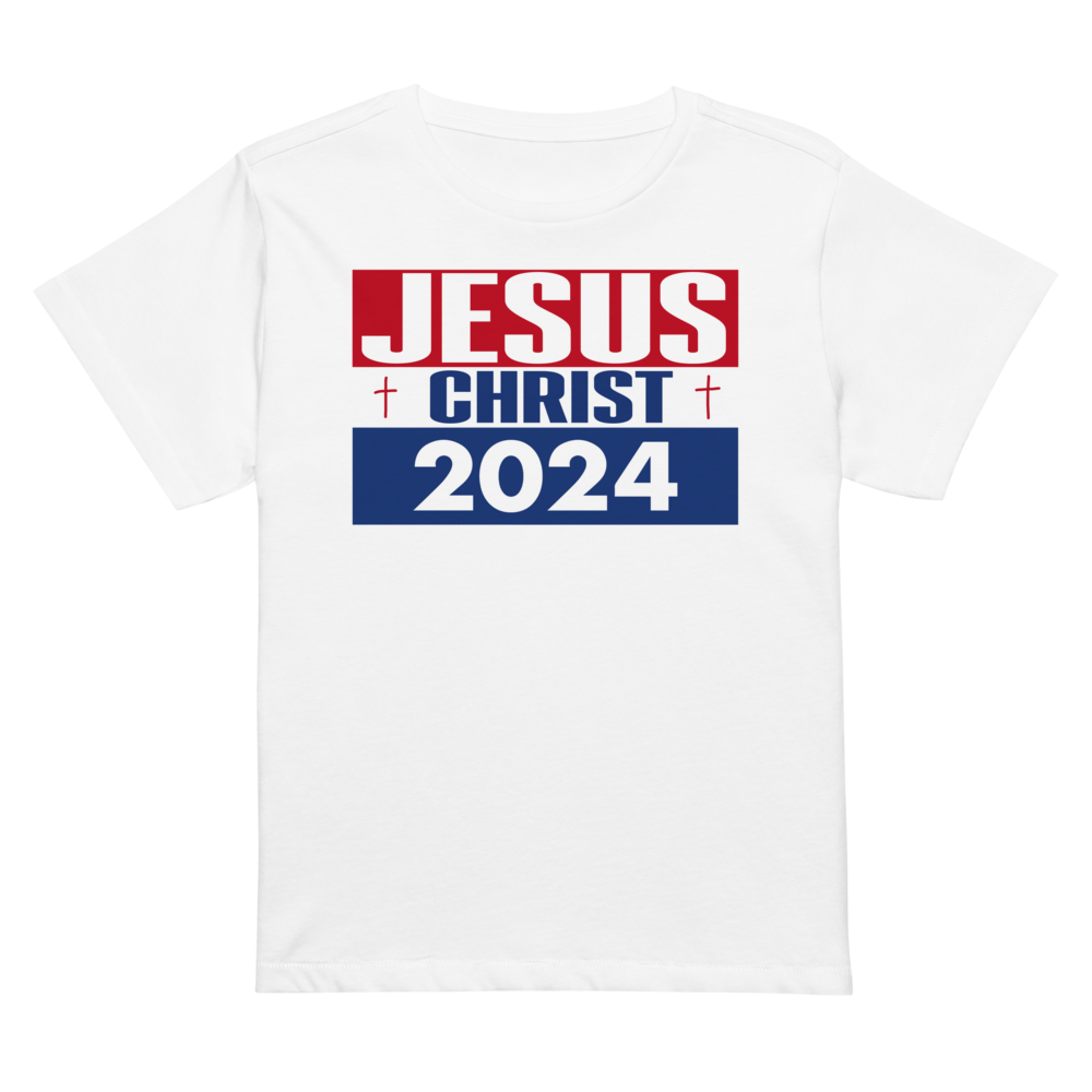 Women’s high-waisted t-shirt - Jesus Christ 2024