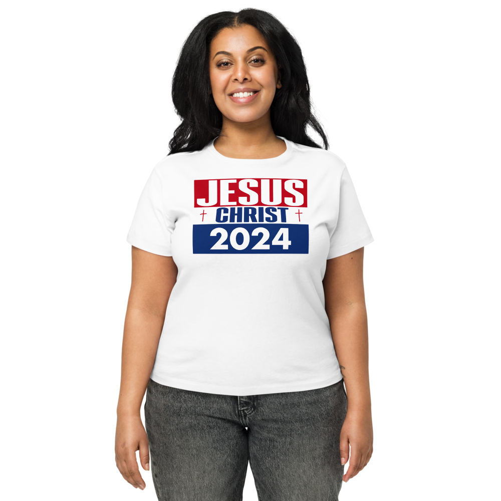 Women’s high-waisted t-shirt - Jesus Christ 2024